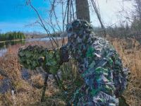 L&lsquo;homme invisible à l&lsquo;oeuvre! Croyez-moi, au milieu des boussailles, il est difficile à repérer!